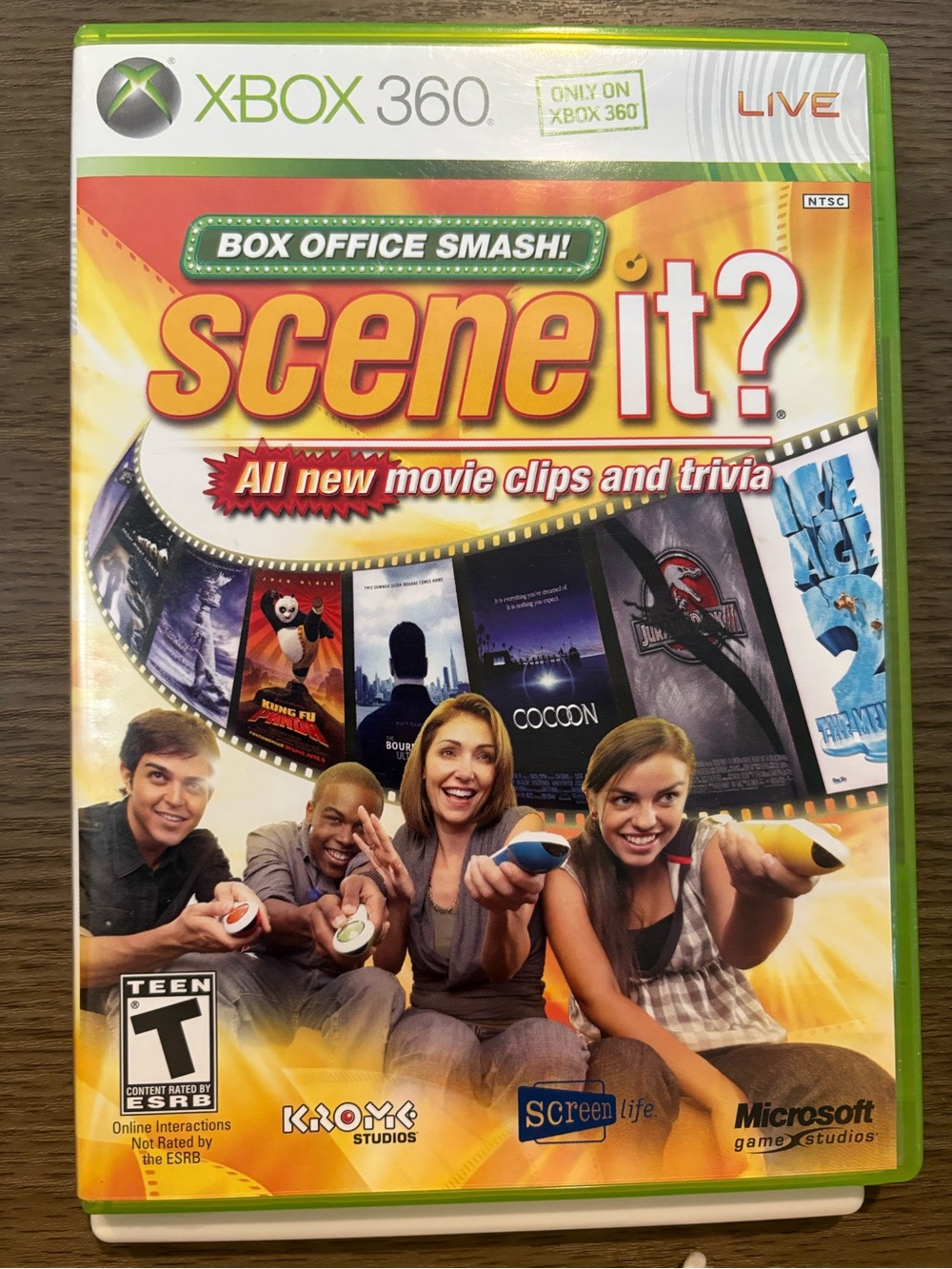 Scene It? - Yellow/Green Game